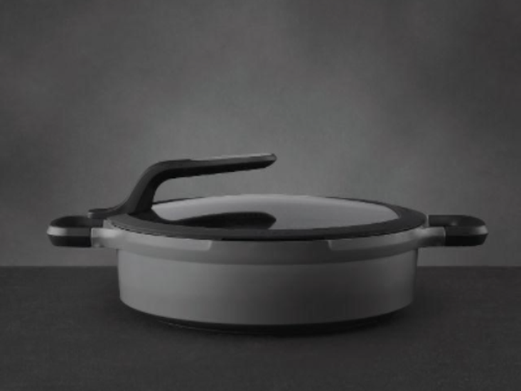 BergHOFF GEM 11" Stay-Cool Two-Handled Sauté Pan  Grey